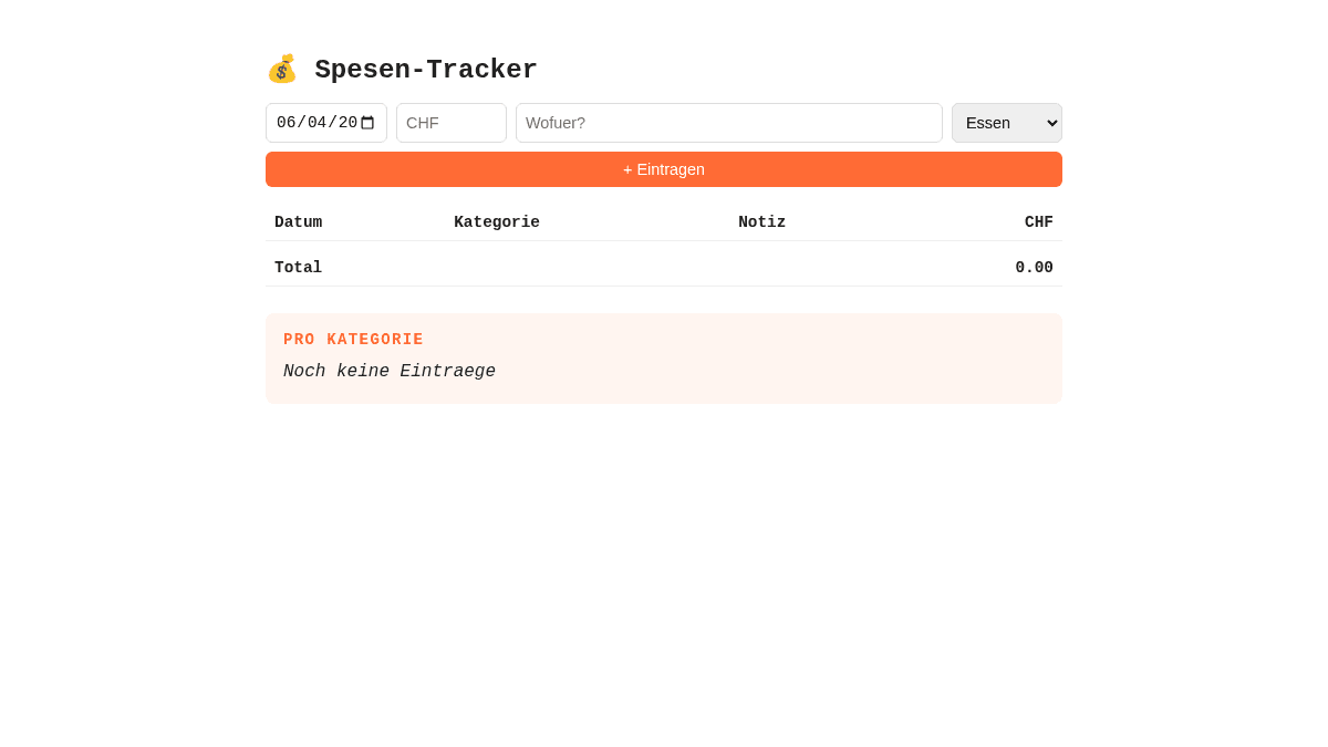 Spesen-Tracker