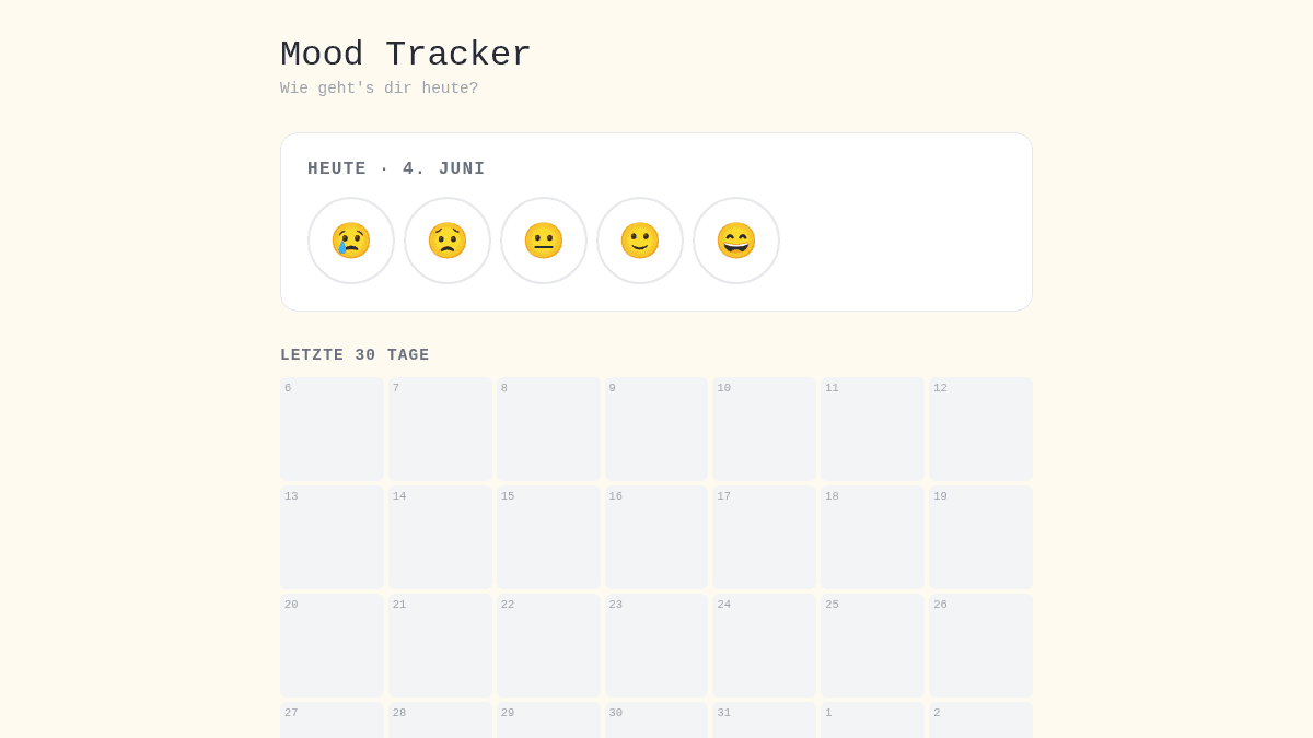 Mood Tracker