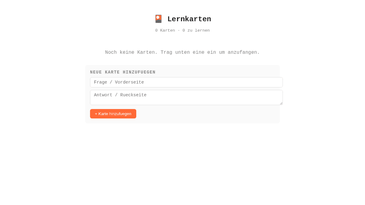 Lernkarten