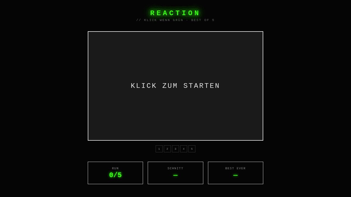 Reaction Test